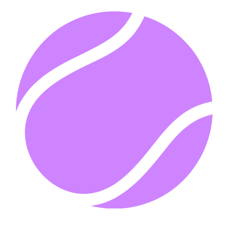 Purple Tennis Ball